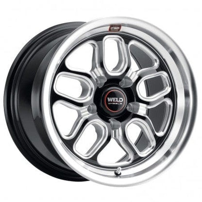 Weld S1527C067N21 Laguna Drag S152 Wheel 17x5 5x114.3 ET-21 BS2.15 Gloss Black MIL - DIA