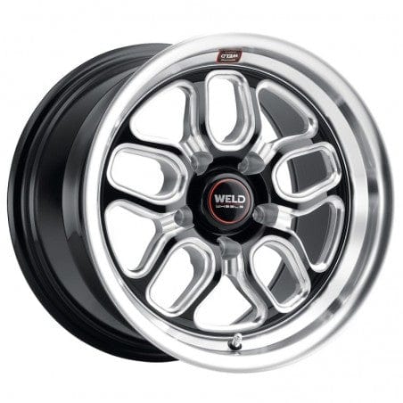 Weld S1528C022N08 Laguna Drag S152 Wheel 18x5 5x120 ET-8 BS2.7 Gloss Black MIL - DIA