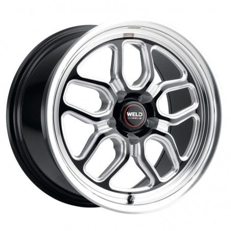 Weld S15270022P42 Laguna Drag S152 Wheel 17x10 5x120 ET42 BS7.2 Gloss Black MIL - DIA
