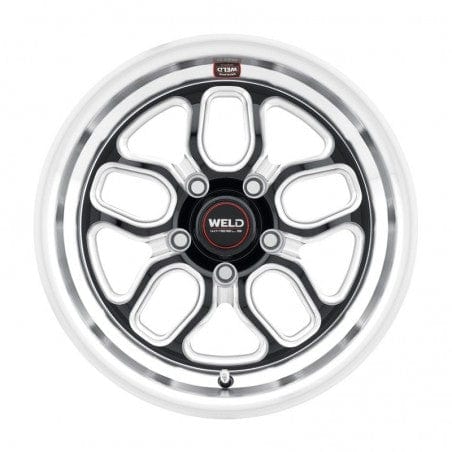 Weld S1528C063N10 Laguna Drag S152 Wheel 18x5 5x120.65 ET-10 BS2.6 Gloss Black MIL - DIA