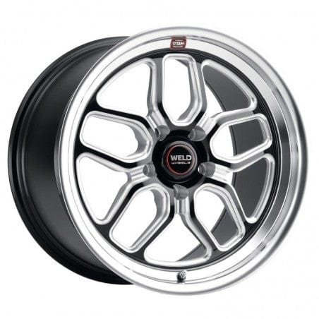 Weld S15280071P30 Laguna Drag S152 Wheel 18x10 5x115 ET30 BS6.7 Gloss Black MIL - DIA