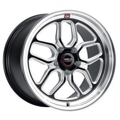 Weld S15288022P15 Laguna Drag S152 Wheel 18x8 5x120 ET15 BS5.1 Gloss Black MIL - DIA