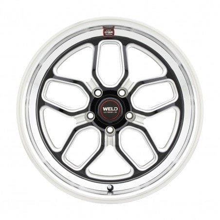 Weld S10788062P29 Laguna S107 Wheel 18x8 5x120.65 ET29 BS5.6 Gloss Black MIL - DIA