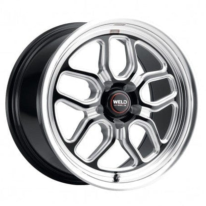 Weld S10778067450 Laguna S107 Wheel 17x8 5x114.3 ET0 BS4.5 Gloss Black MIL - DIA