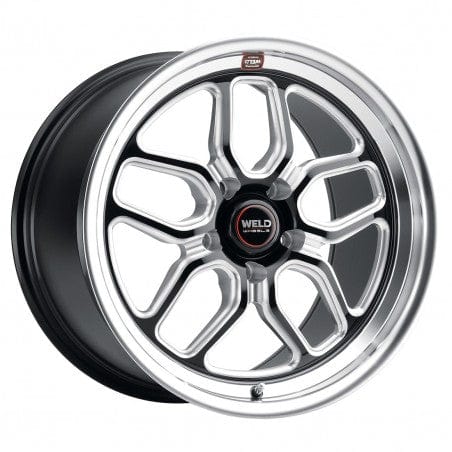 Weld S10789562P29 Laguna S107 Wheel 18x9.5 5x120.65 ET29 BS6.4 Gloss Black MIL - DIA