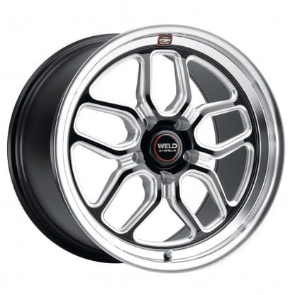 Weld S10789562P29 Laguna S107 Wheel 18x9.5 5x120.65 ET29 BS6.4 Gloss Black MIL - DIA