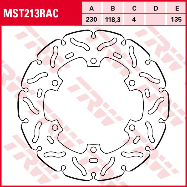 TRW MOTO MST213RAC Brake Disc