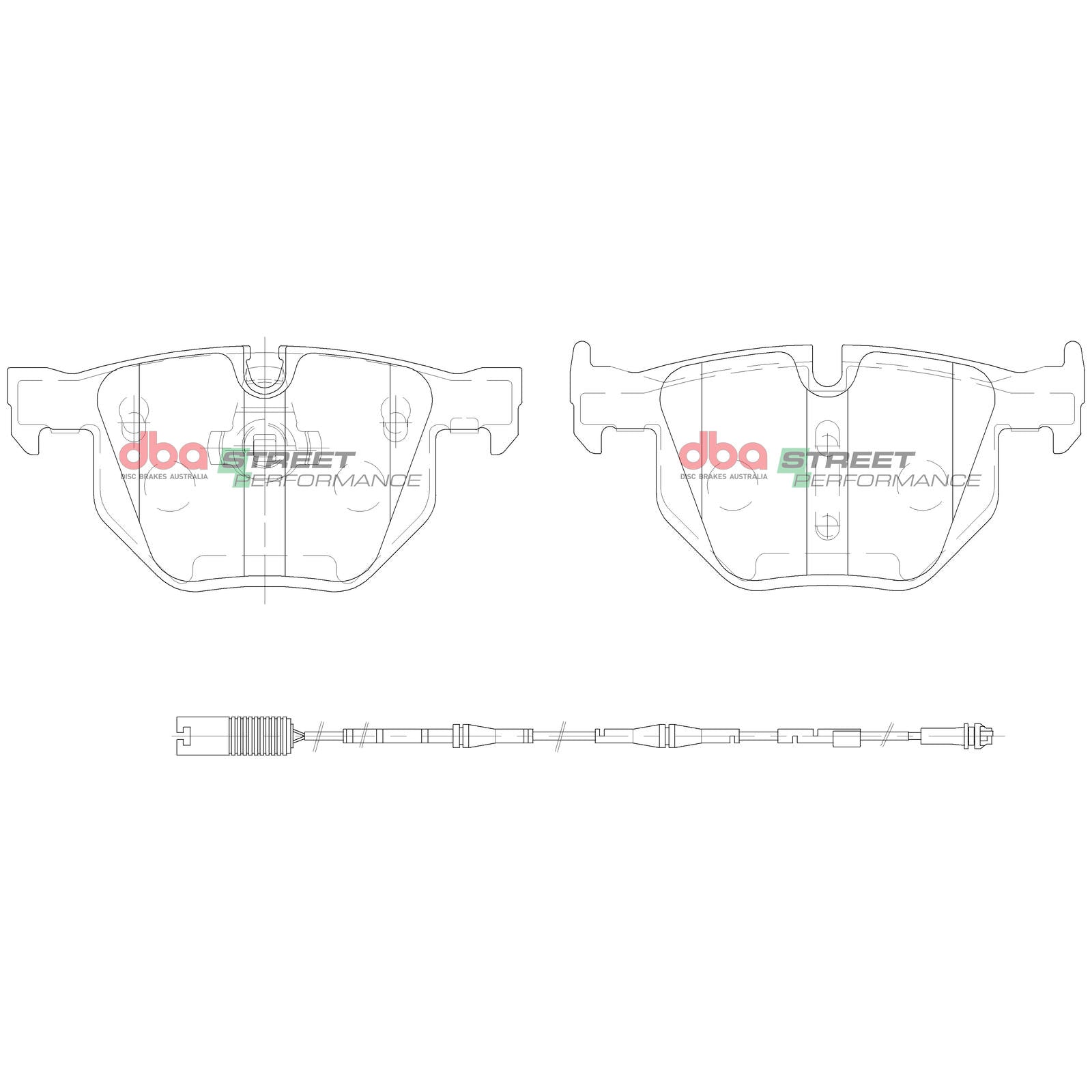 DBA DB1694SP High Performance Brake Pad Set