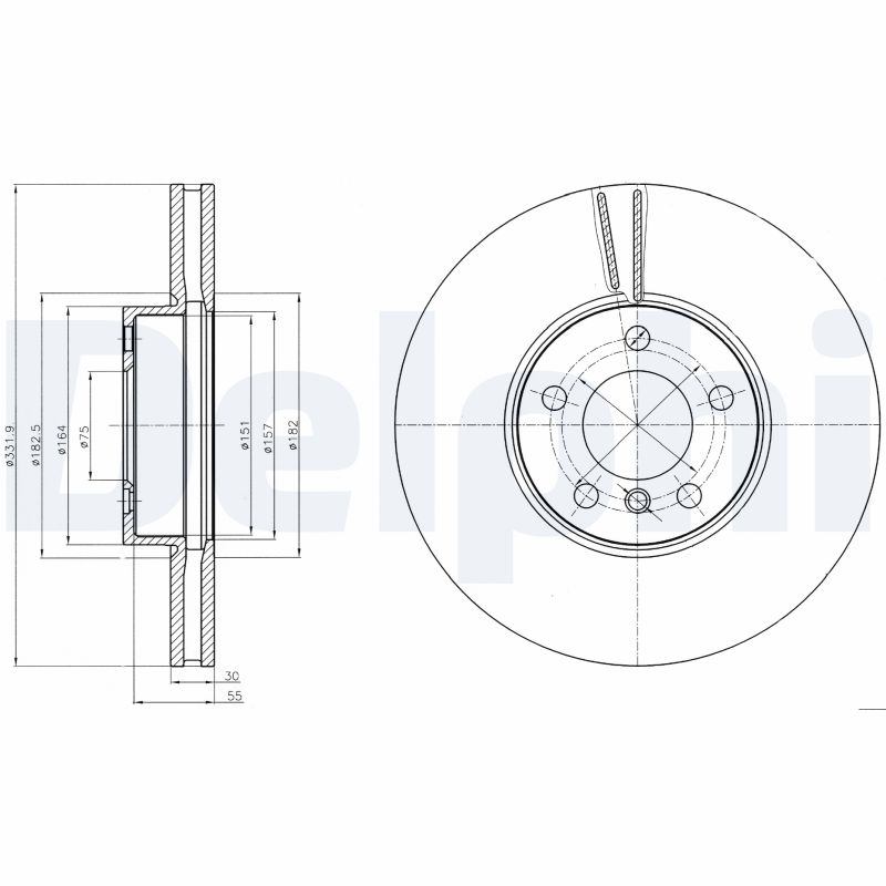 WABCO 4253070180 Pretensioning Cylinder