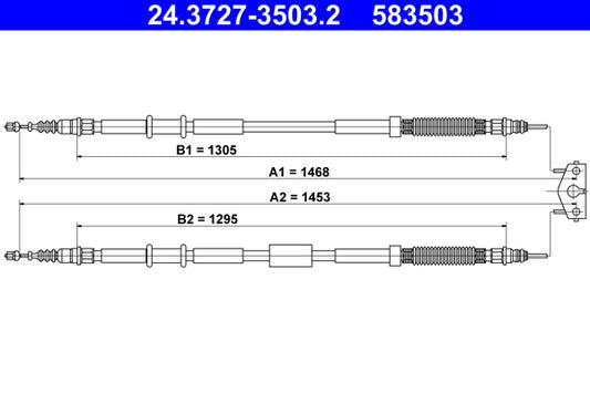 BOSCH 1987477948 Parking Brake Cable Pull