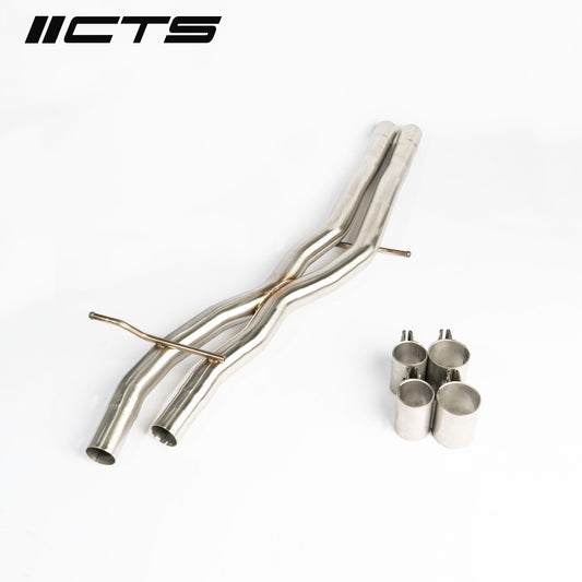 CTS Turbo CTS-EXH-TP-0019 Resonator Delete Kit B9 Audi S4 3.0T