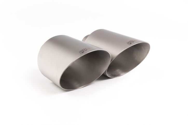 MillTek SSXVW619 VW Golf 80mm OPF/GPF Back System with Titanium GT-115 Trims - EC Approved