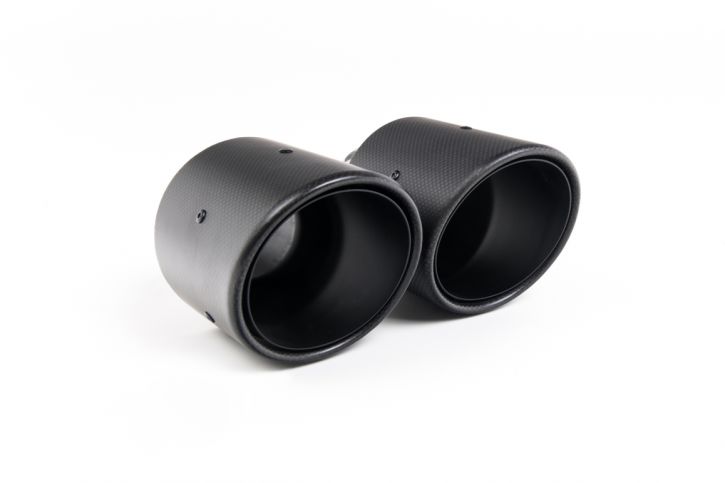 MillTek SSXVW621 VW Golf 80mm OPF/GPF Back System with Carbon Jet-115 Trims - EC Approved