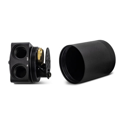 Mishimoto MMBCC-PPTWO Universal Baffled Oil Catch Can, Parallel Port