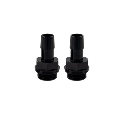 Mishimoto MMFT-M20-12BK M20x1.5 1/2", Hose Barb Aluminum Fittings, Pack of 2