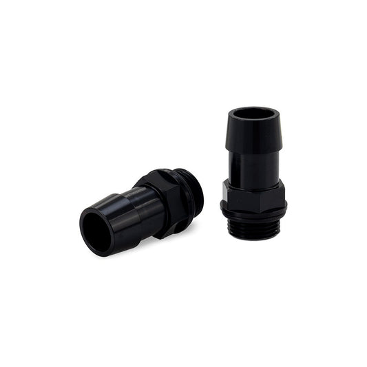 Mishimoto MMFT-M20-34BK M20x1.5 3/4", Hose Barb Aluminum Fittings, Pack of 2