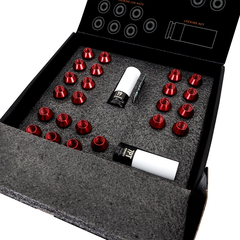 Mishimoto MMLG-1220-23L Aluminum Locking Lug Nuts 1/2 X 20, 23pc Set