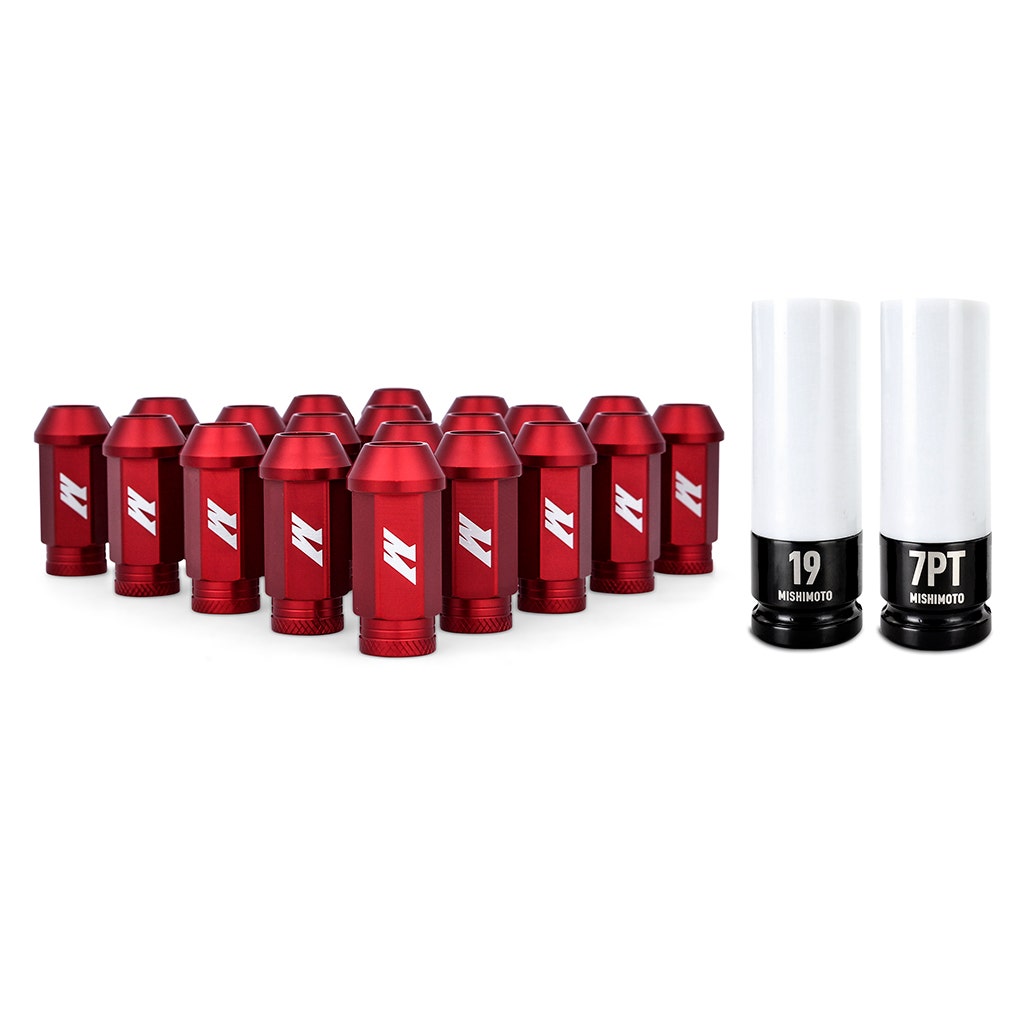 Mishimoto MMLG-1220-23L Aluminum Locking Lug Nuts 1/2 X 20, 23pc Set