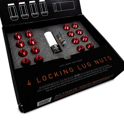 Mishimoto MMLG-15-20L Aluminum Locking Lug Nuts M12x1.5, 20pc Set