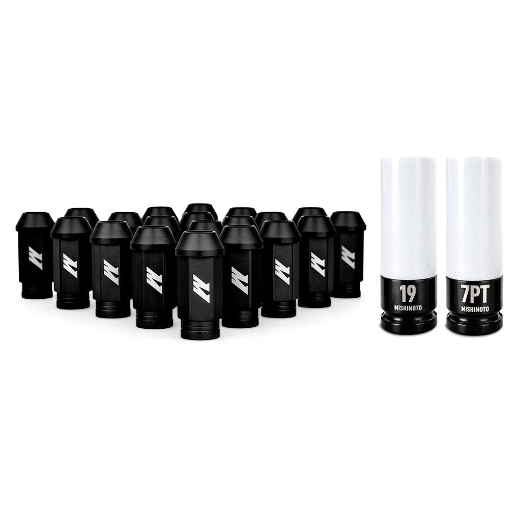 Mishimoto MMLG-15-20L Aluminum Locking Lug Nuts M12x1.5, 20pc Set