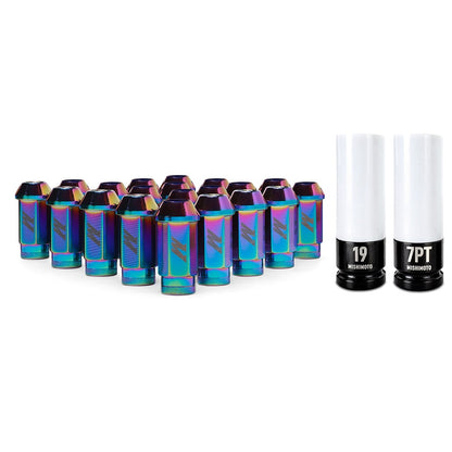 Mishimoto MMLG-15-20L Aluminum Locking Lug Nuts M12x1.5, 20pc Set
