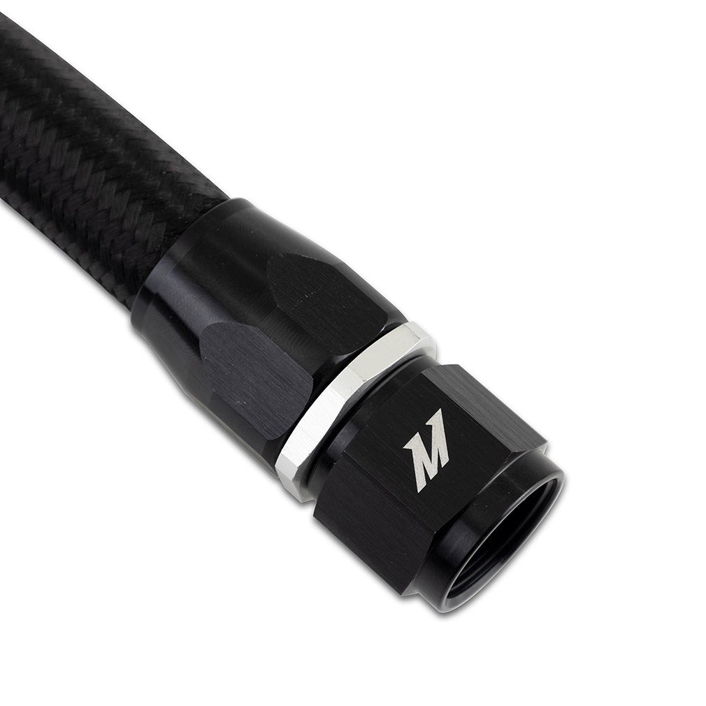 Mishimoto MMSBH-10-4NBK Nylon Wrapped Stainless-Steel Braided Hose, -10AN, 4ft