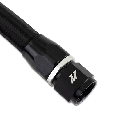 Mishimoto MMSBH-10-4NBK Nylon Wrapped Stainless-Steel Braided Hose, -10AN, 4ft