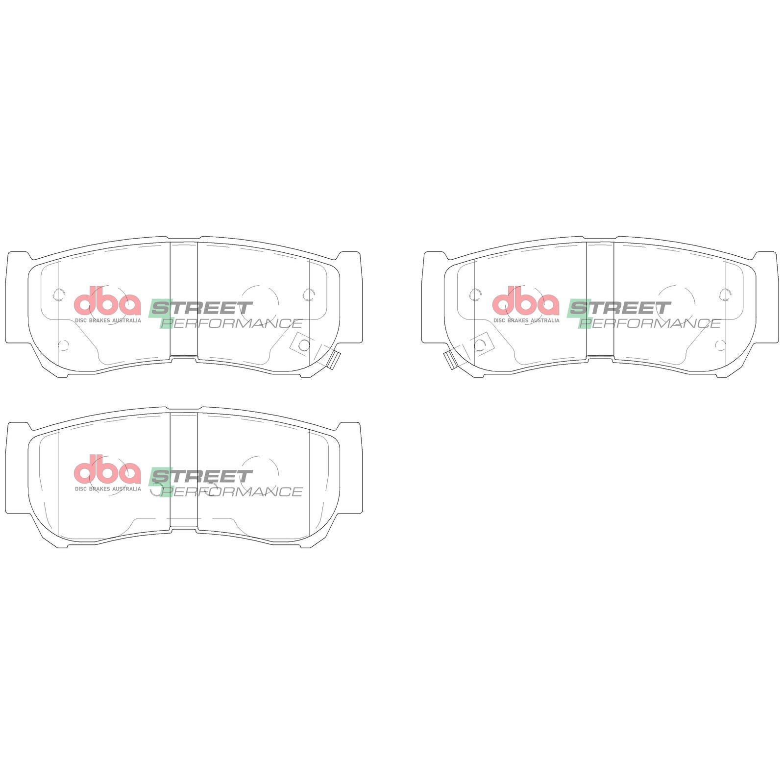 DBA DB2035SP High Performance Brake Pad Set