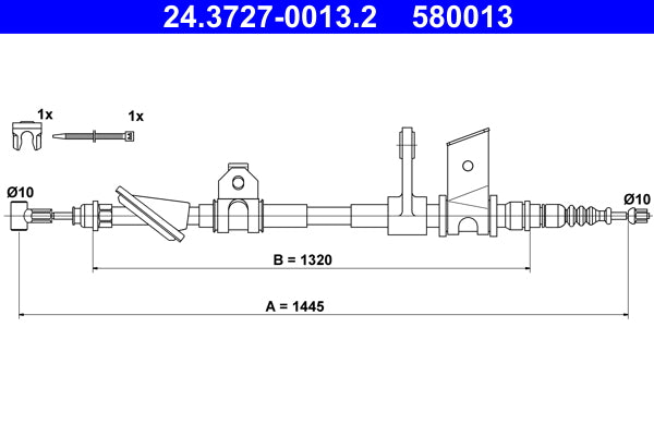 BOSCH 1987482190 Parking Brake Cable Pull