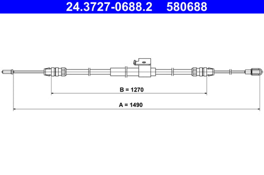 BOSCH 1987477578 Parking Brake Cable Pull