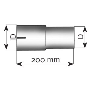DINEX DIN93715 Exhaust System Pipe Connector