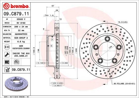 4 RIDE AB18-3041 Disc Brake Caliper Repair Kit