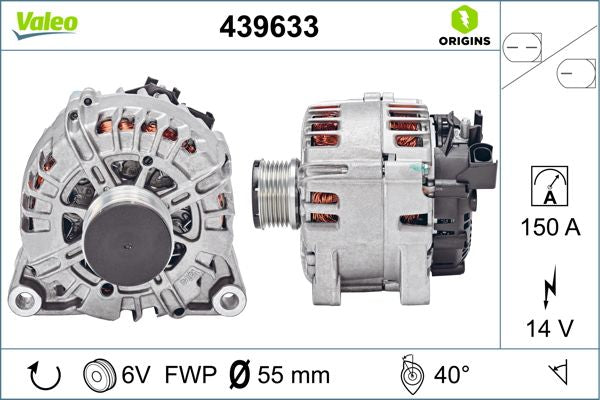 VALEO VAL439633 Alternator