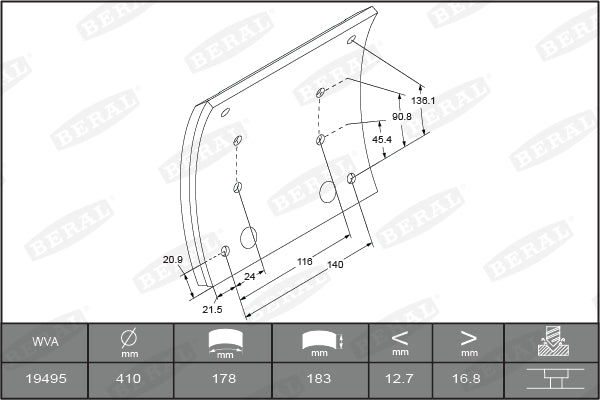 BOSCH 0986134095 Brake Caliper