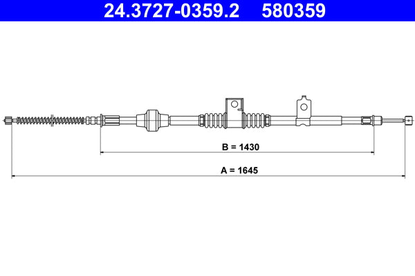 BOSCH 1987477532 Parking Brake Cable Pull