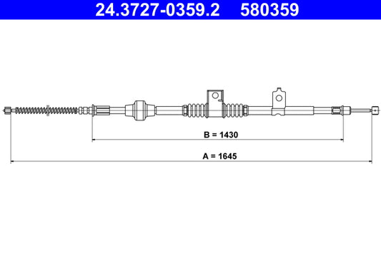 BOSCH 1987477532 Parking Brake Cable Pull