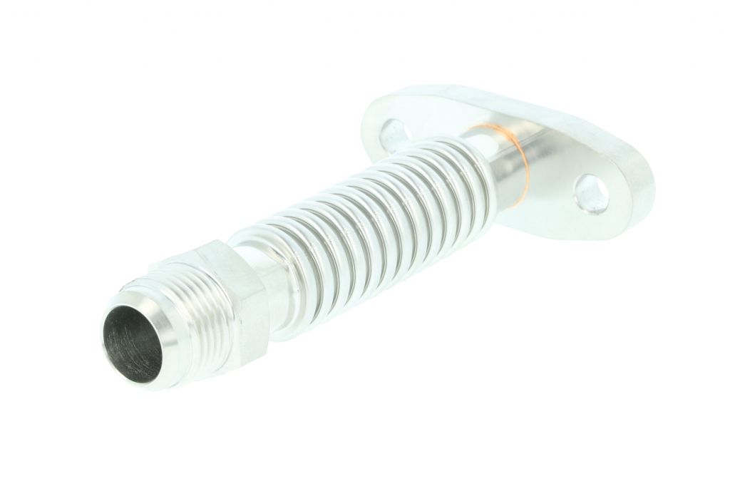 Turbozentrum 463024 Oil return flange T3 / T4 pipe flexible - short version