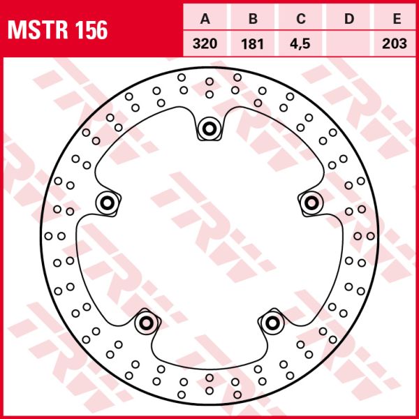 TRW MOTO MSTR156 Brake Disc
