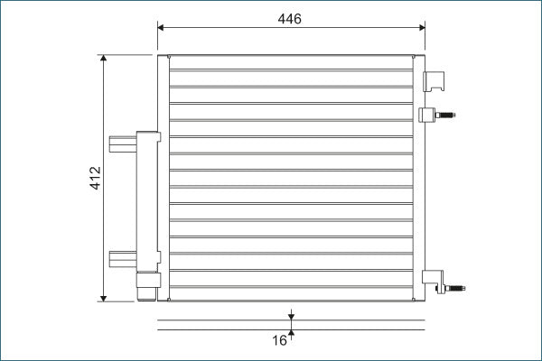 VALEO VAL822578 Air Conditioning Condenser