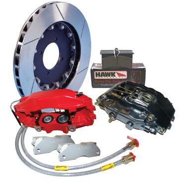 Compbrake CMB1143 VW Scirocco MK3 18" 4 Pot 350mm Front Brake Kit - Pro Race 7
