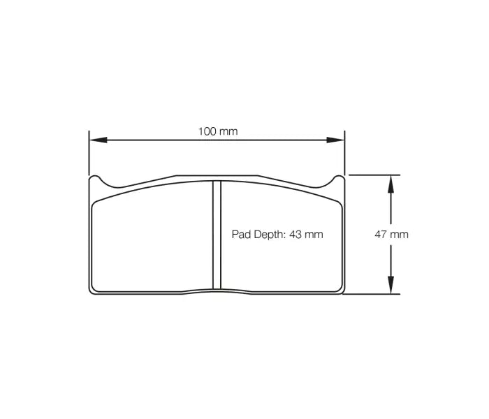 Pagid S1283T5E001 Brake Pad S1283 RST 5E