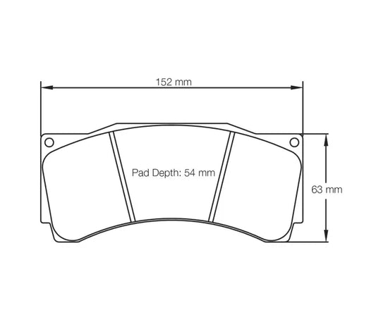 Pagid S1539L01B01 Brake Pad S1539 RSL 1 (bedded)