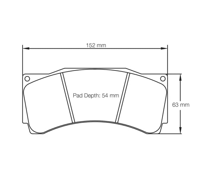Pagid S1539L2E001 Brake Pad S1539 RSL 2E