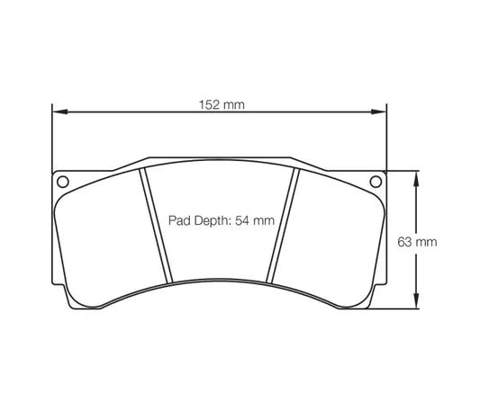 Pagid S1539L2E001 Brake Pad S1539 RSL 2E