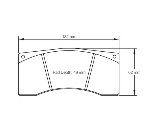 Pagid S1674TD1B01 Brake Pad S1674 RST D1 (bedded)