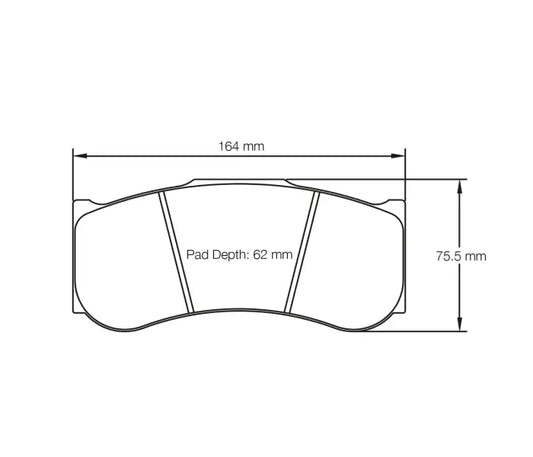 Pagid S2019L1EB01 Brake Pad S2019 RSL 1E (bedded)
