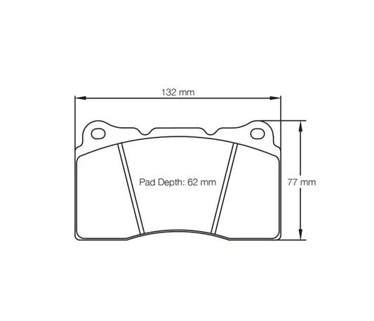 Pagid S2487L01B01 Brake Pad S2487 RSL 1 (bedded)