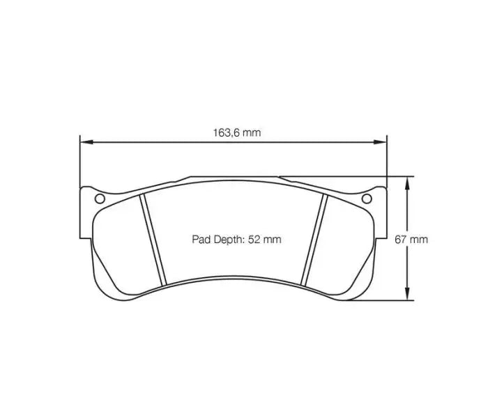Pagid S2488RSX001 Brake Pad S2488 RSX