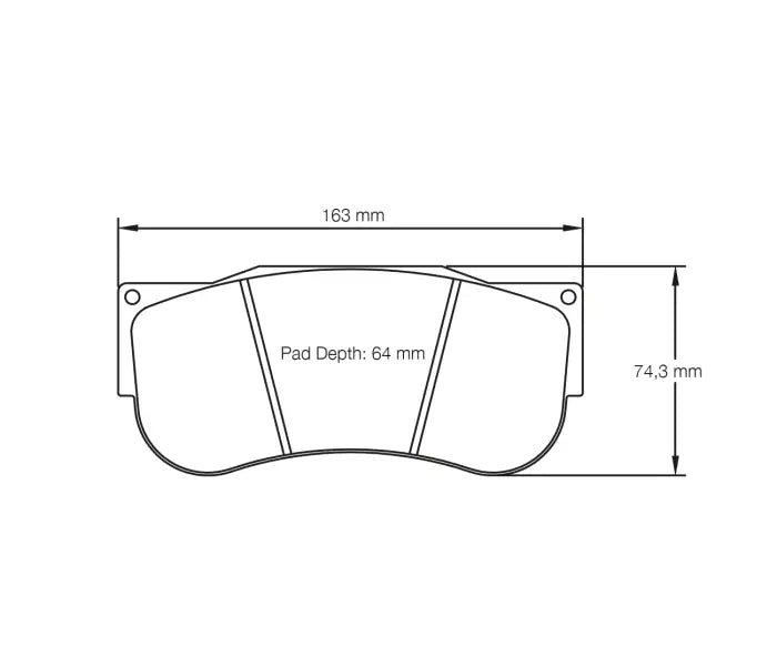 Pagid S2560L2E001 Brake Pad S2560 RSL 2E