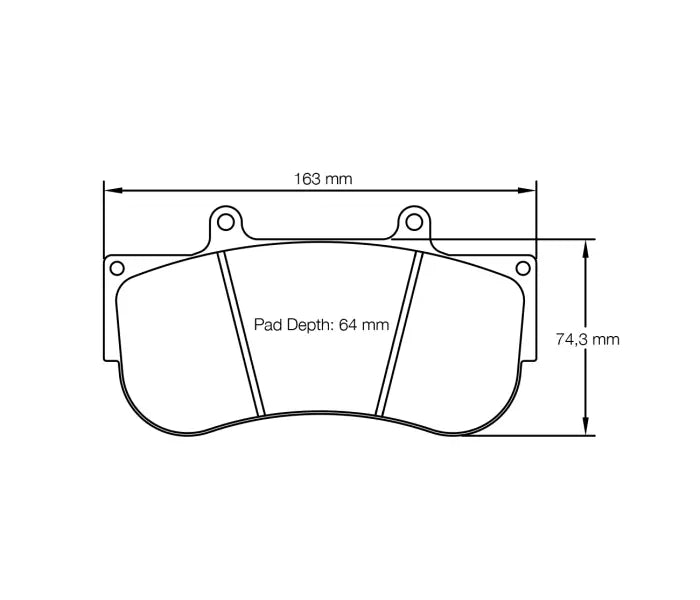 Pagid S2564L1EB01 Brake Pad S2564 RSL 1E (bedded)